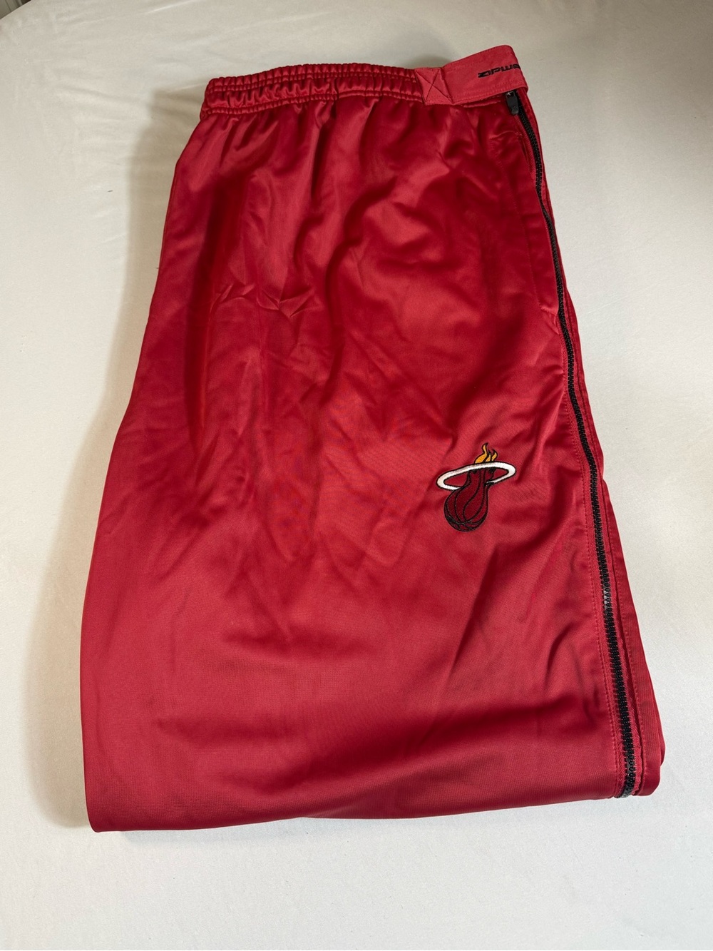 Vintage Miami Heat Zipway Tearaway Warm Up Pants 4XL NBA Red Y2K